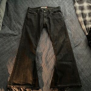 Levi's Dark Gray Bootcut Jeans for Men